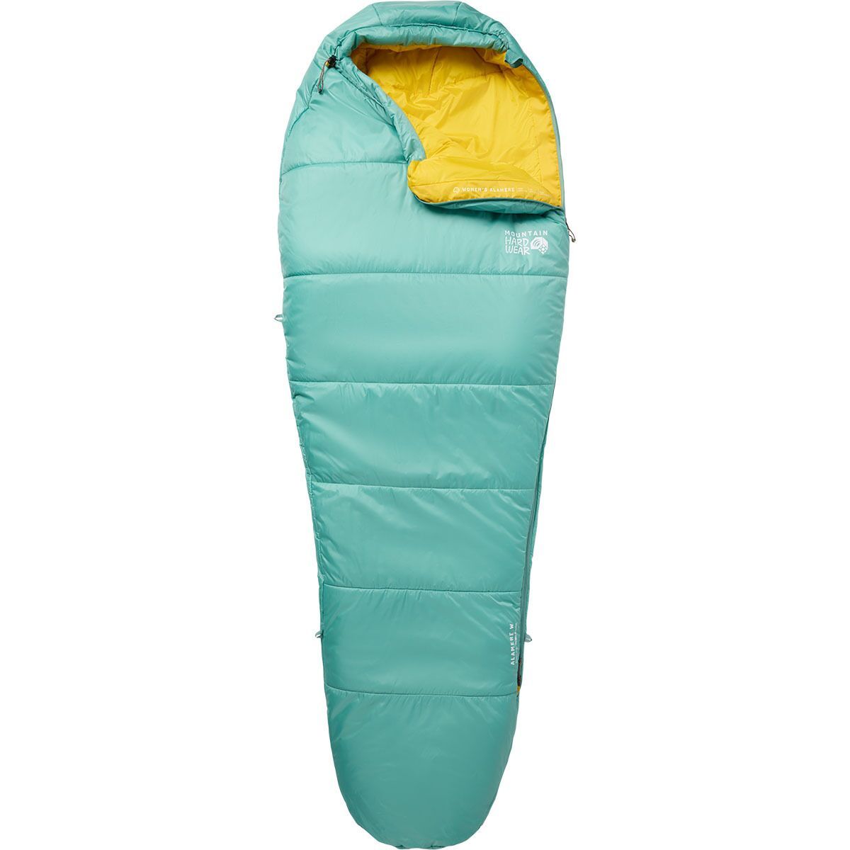 Mountain Hardwear Women's Alamere Sleeping Bag: 20F Synthetic in Light Icelandic - Size: Long/Left Zip