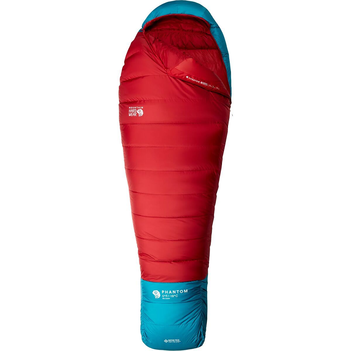 Mountain Hardwear Phantom GORE-TEX Sleeping Bag: -40F Down in Alpine Red - Size: RegularxLH