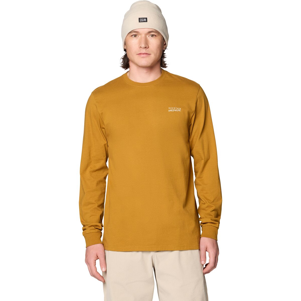 Mountain Hardwear Mountain Hardwear Men's MHW Winter Tour Long-Sleeve T-Shirt in Underbrush - Size: Small - $23.99 at Steep and Cheap
