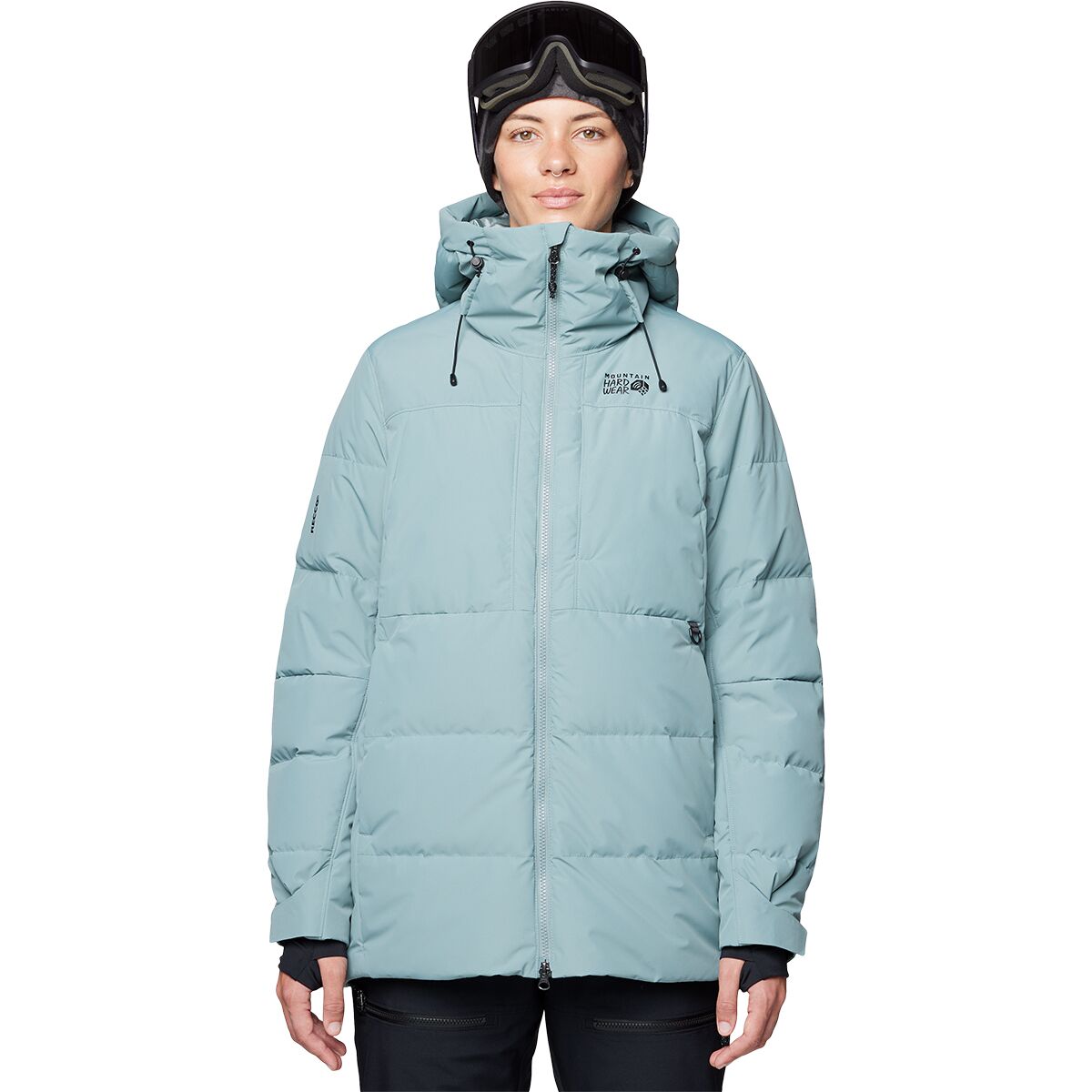 Mountain Hardwear Women's Powder Maven Down Jacket in Blue Sage - Size: XS
