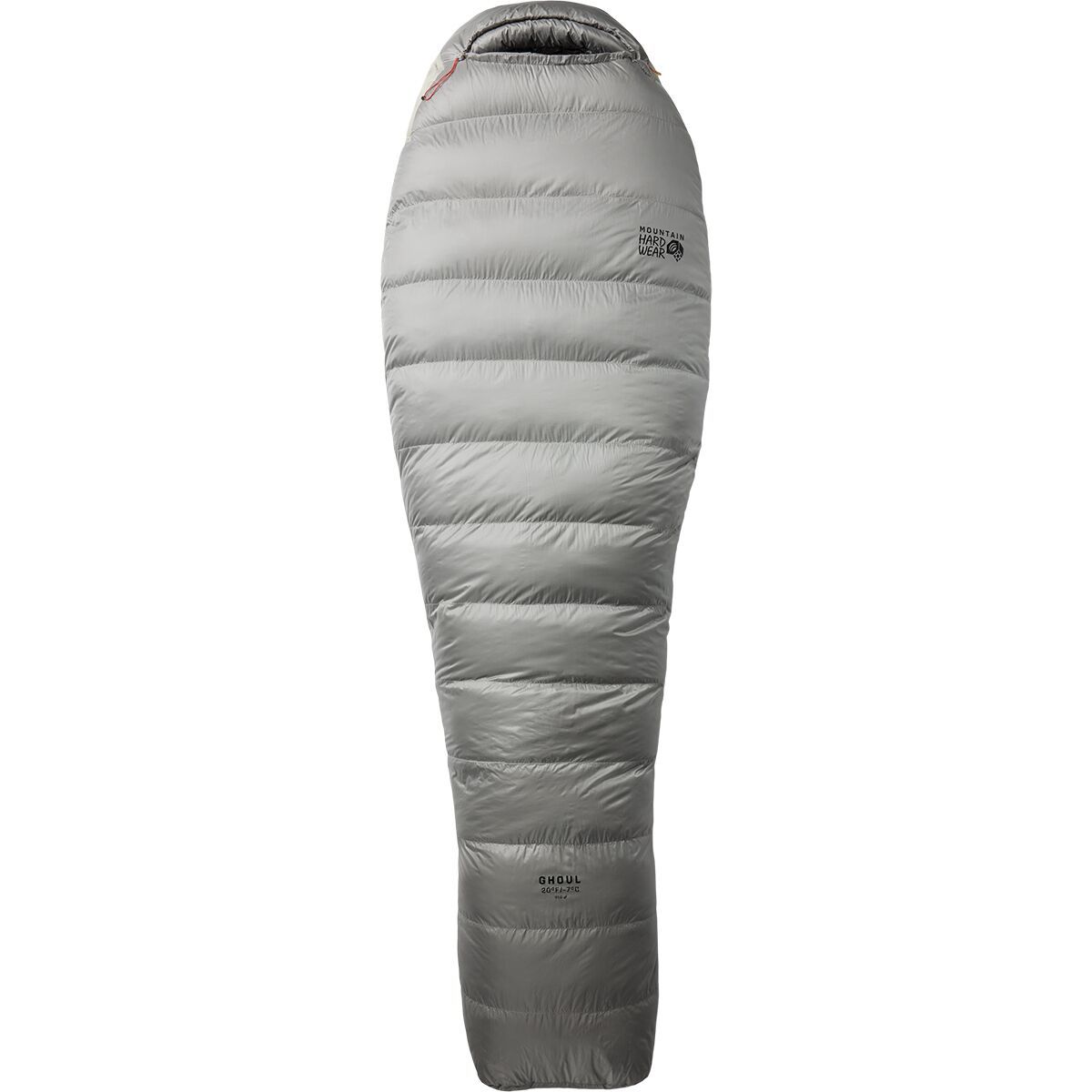 Mountain Hardwear Ghoul Sleeping Bag: 20F Down in Grey Ice - Size: Regular/Left Zip