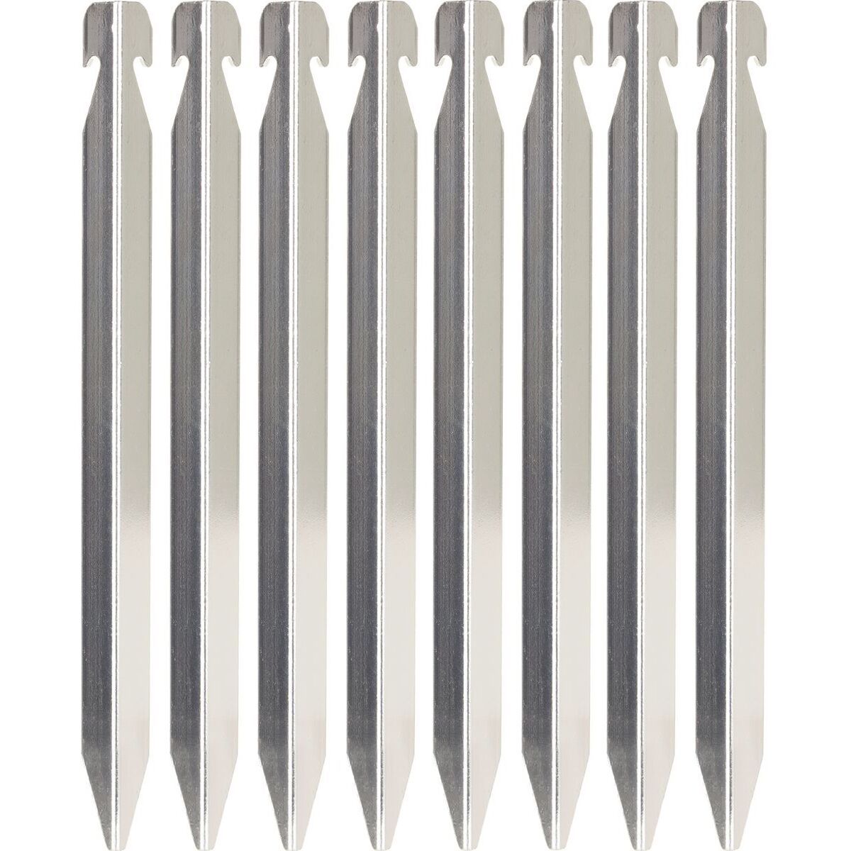 Mountainsmith Tent Stakes - 8-Pack in Grey - Size: 7in