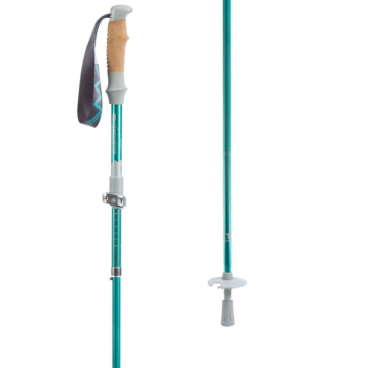 Mountainsmith Women's Halite 7075 WSD Trekking Poles in Capri Blue