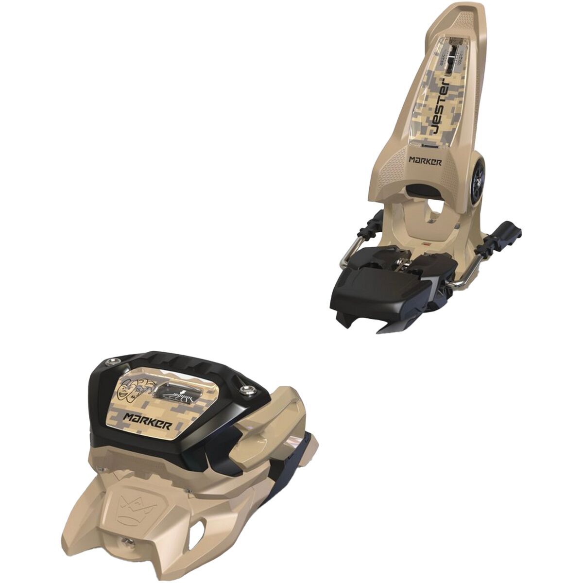 Marker Jester 18 Ski Binding - 2024 in Tan - Size: 110mm