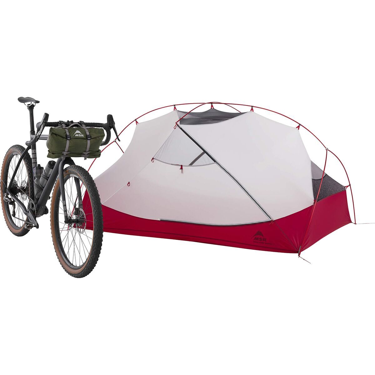 MSR Hubba Hubba Bikepack 2-Person Tent in Green