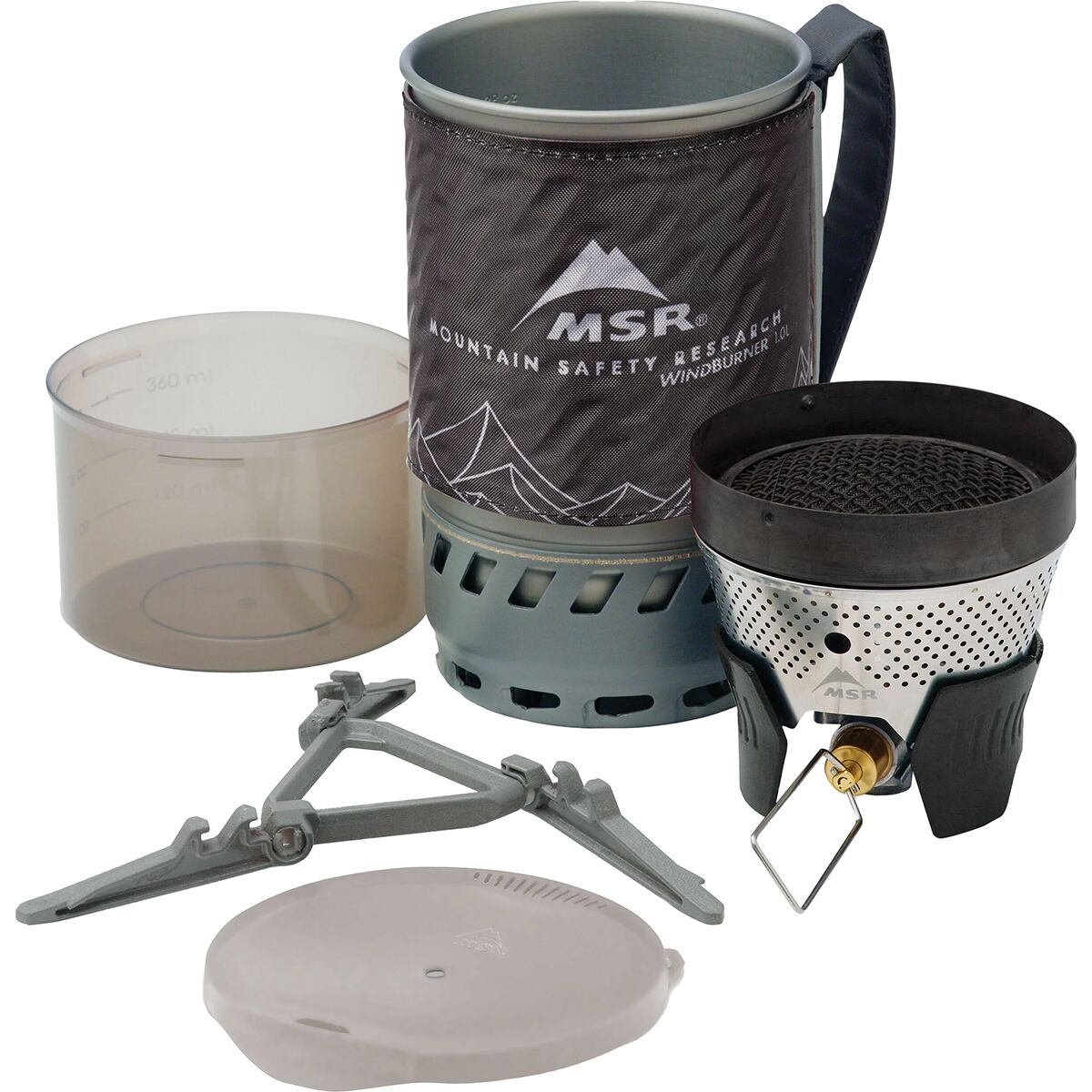 MSR WindBurner Stove System in Black - Size: 1.0L