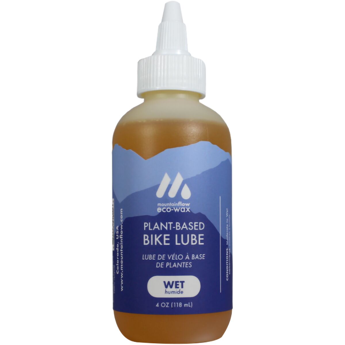 MountainFLOW Wet Bike Lube - Size: 4oz in 118mL