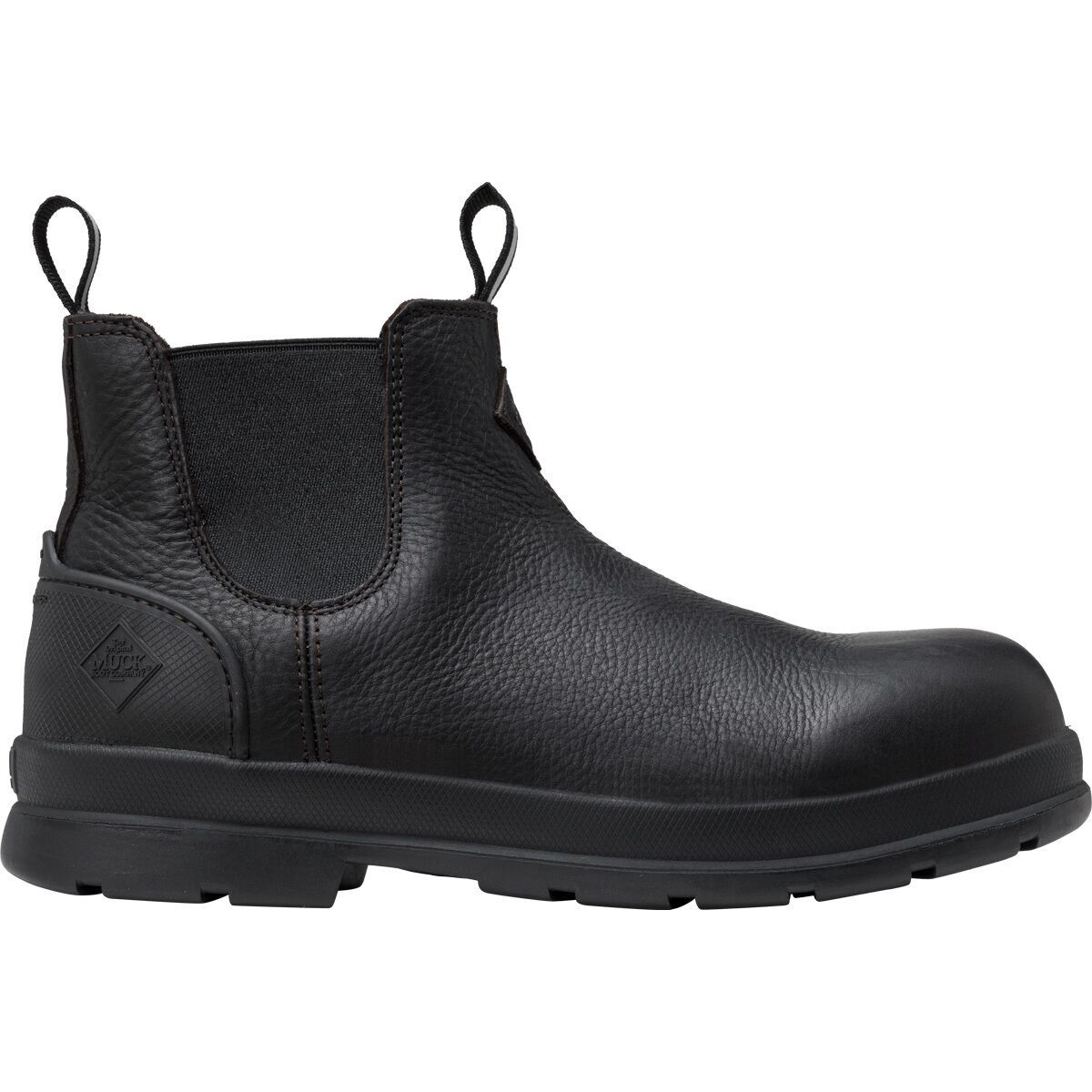 Muck Boots Men's Chore Farm Leather Chelsea Boot in Caramel - Size: 9