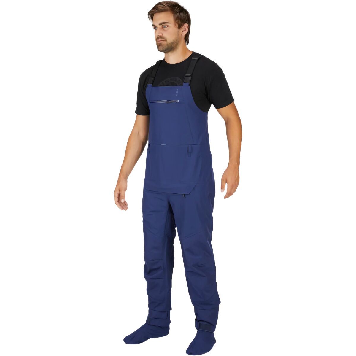 Mustang Survival Men's Taku Dry Bib Pant in Neptune / Navy - Size: XXL
