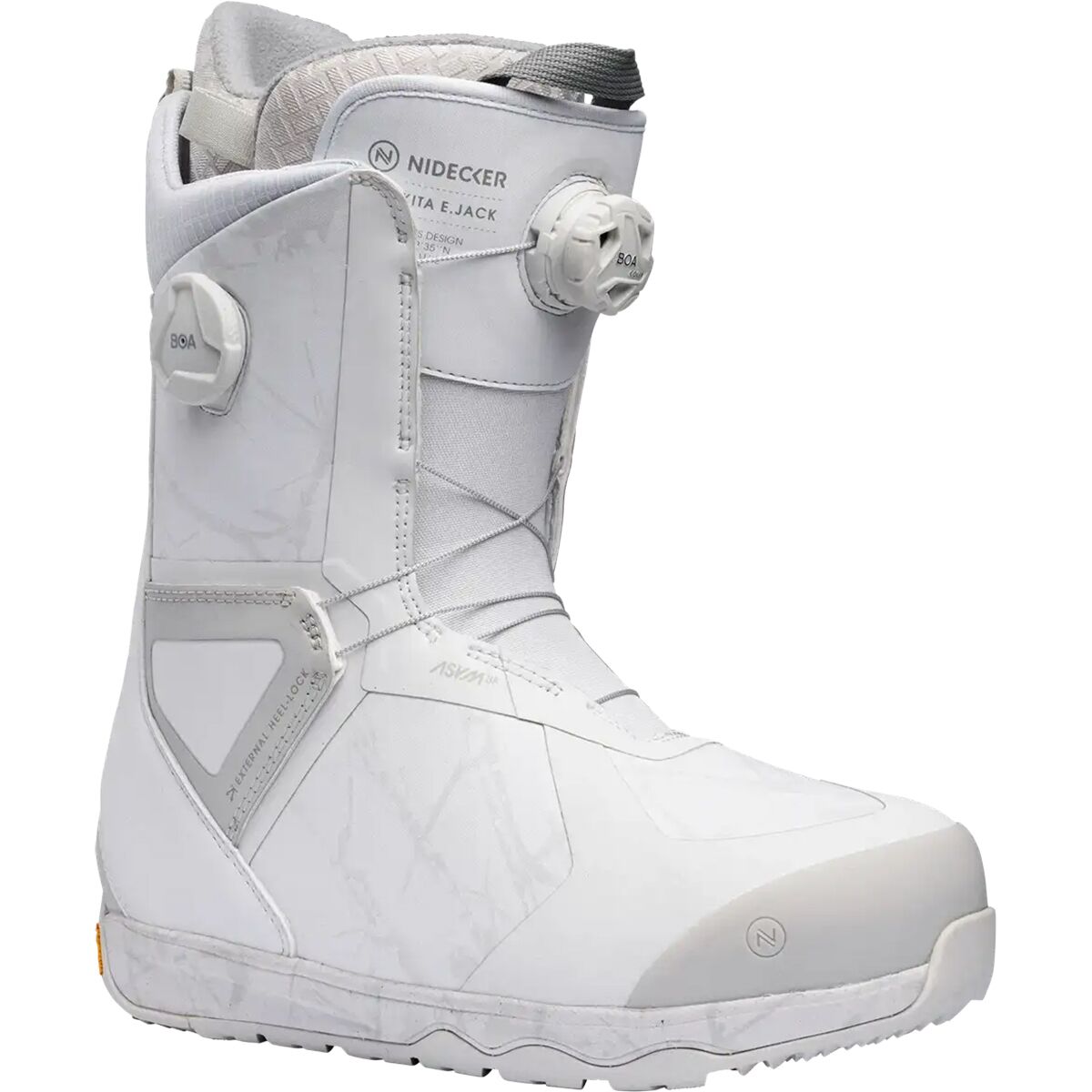 Nidecker Ejack Kita Snowboard Boot - 2026 in EJack White Camo - Size: 11.5