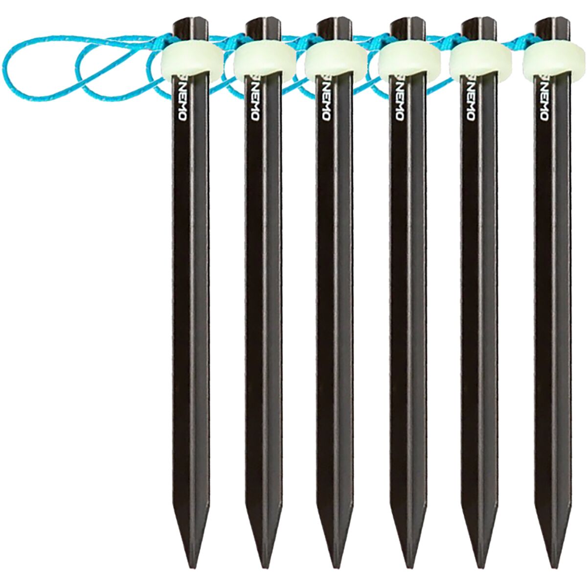 NEMO Equipment Inc. Sweepstake Tent Stake - 6-Pack
