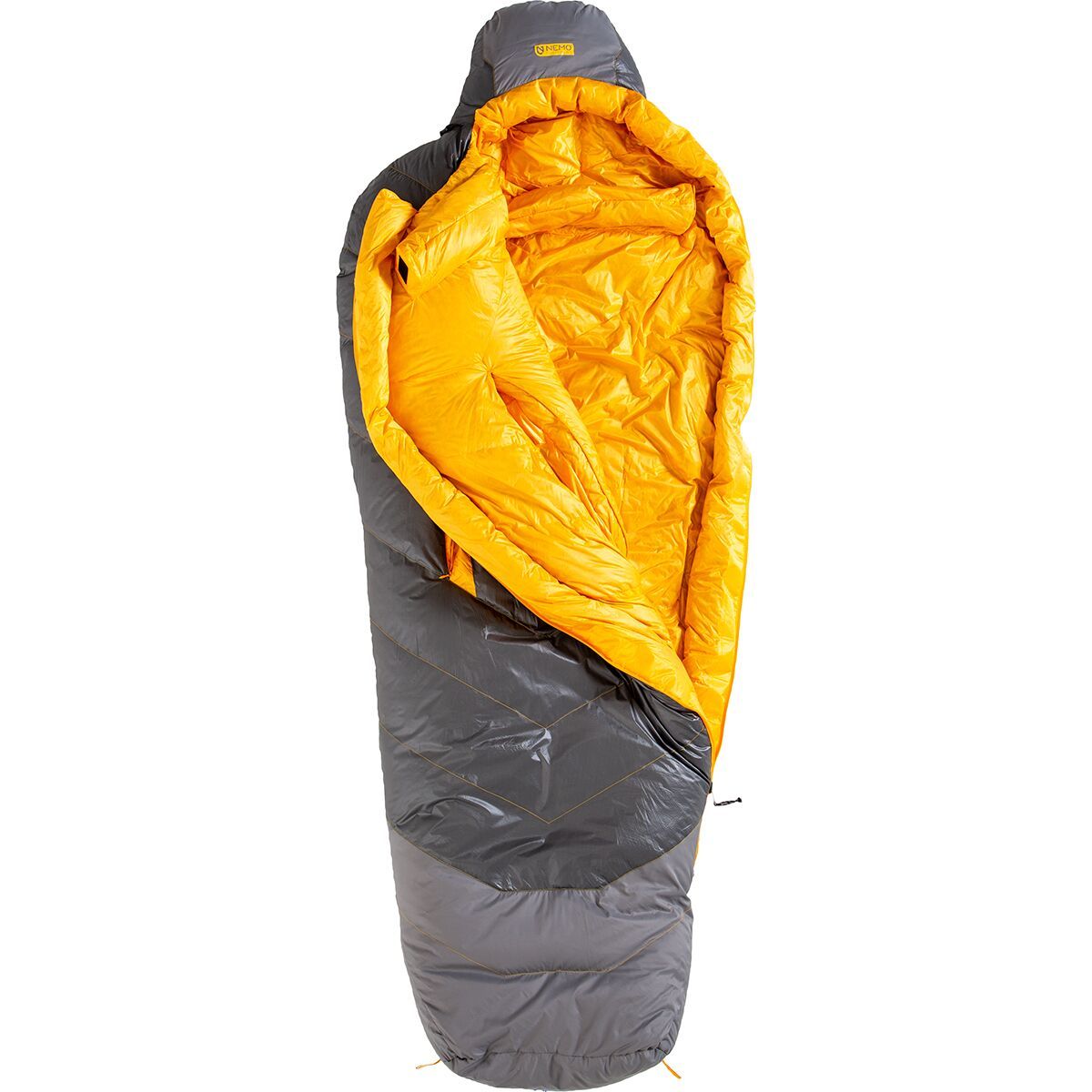 NEMO Equipment Inc. Sonic -20 Sleeping Bag: -20F Down in Goodnight Grayl / Torch - Size: Long