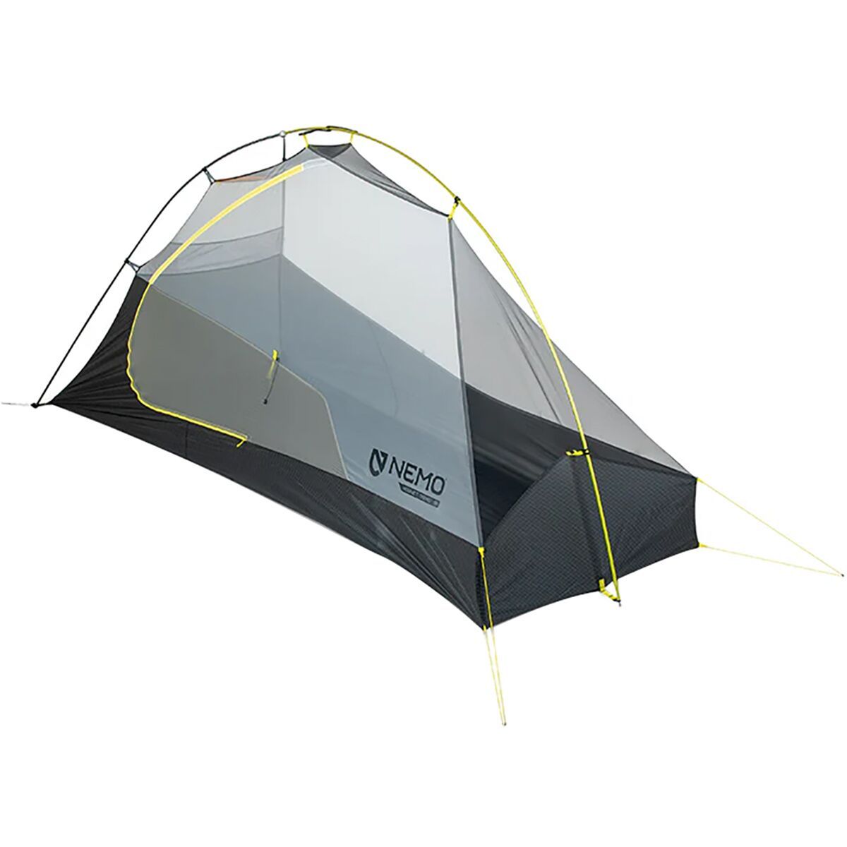 NEMO Equipment Inc. Hornet OSMO Tent: 1-Person 3-Season in Birch Bud / Goodnight Gray