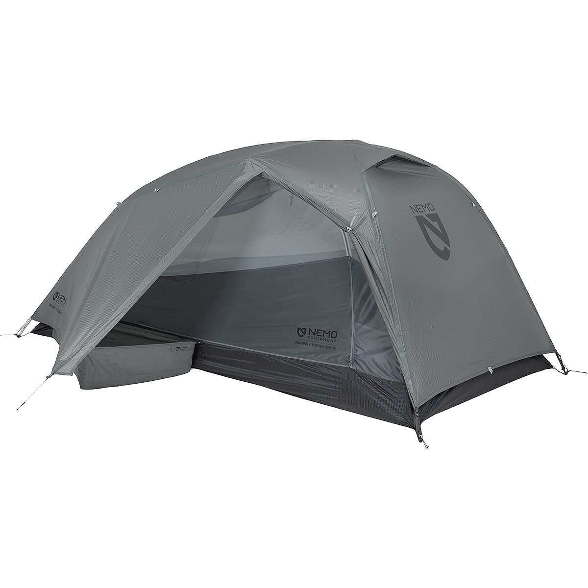 NEMO Equipment Inc. Dragonfly OSMO Bikepack Tent: 2-Person 3-Season in Sedona Sage