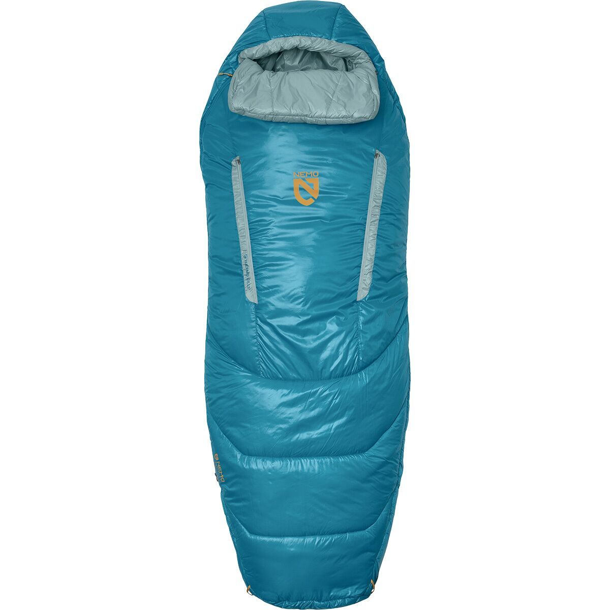 NEMO Equipment Inc. Women's Forte Endless Promise Sleeping Bag: 35 Deg in Algiers / Aquifer - Size: Regular Wide