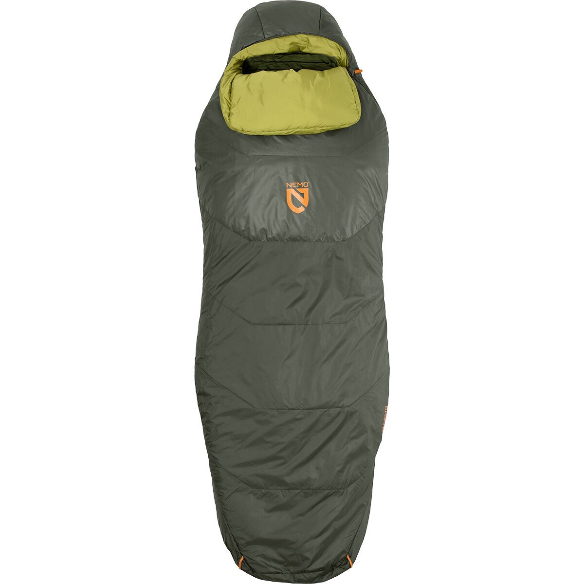 NEMO Equipment Inc. Tempo 35 Sleeping Bag: 35F Synthetic in Boreal / Birch Bud - Size: Regular