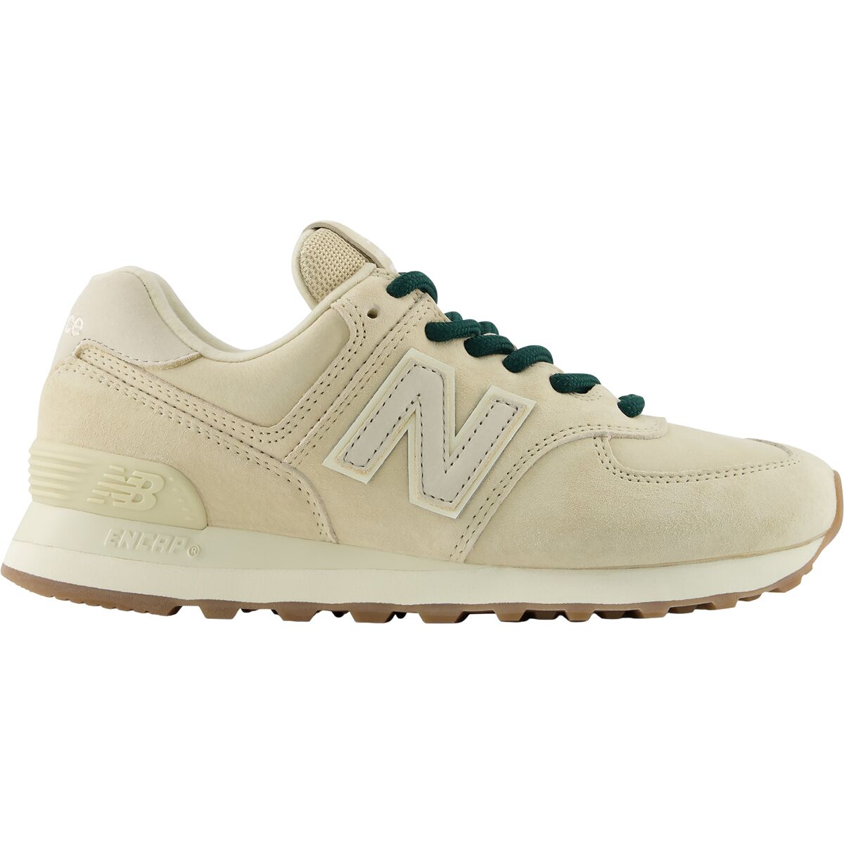 New Balance Women's 574 Shoe in Black / Sea Salt - Size: 6