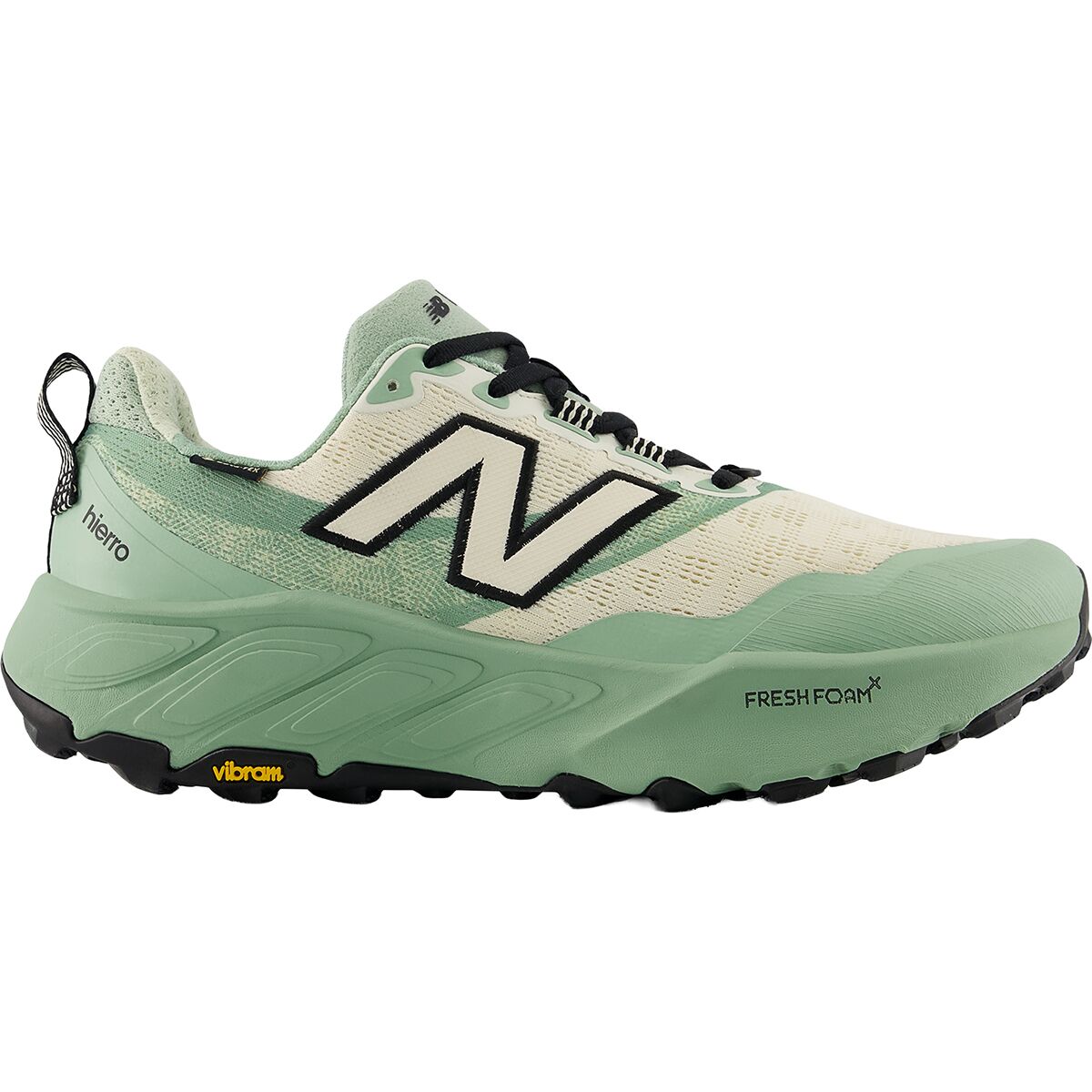 New Balance Men's Fresh Foam X Hierro v9 GORE-TEX Trail Running Shoe in Mosaic Green / Permafrost / Black - Size: