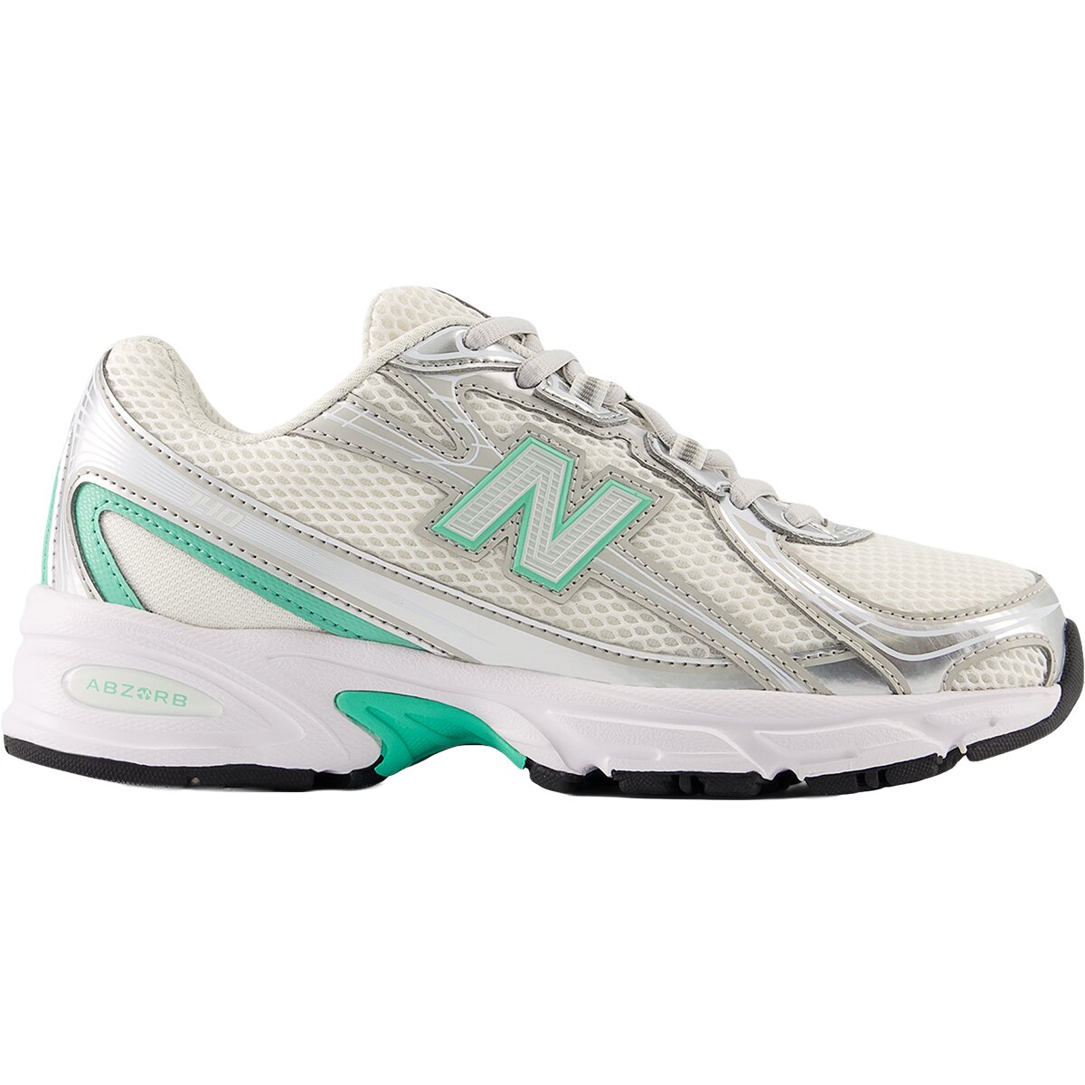 New Balance New Balance 740 Shoe - Kids' in Silver Metallic / Deep End - Size: 5 - $55.22 at Steep and Cheap