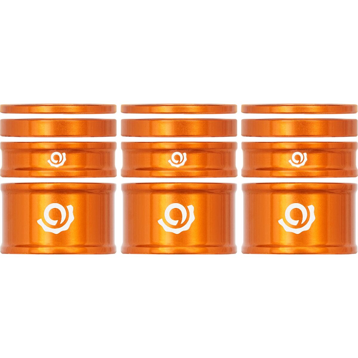 Industry Nine Industry Nine Headset Spacer Kit, 3-Pack in Orange - Size: 10mm - $11.00 at Steep and Cheap