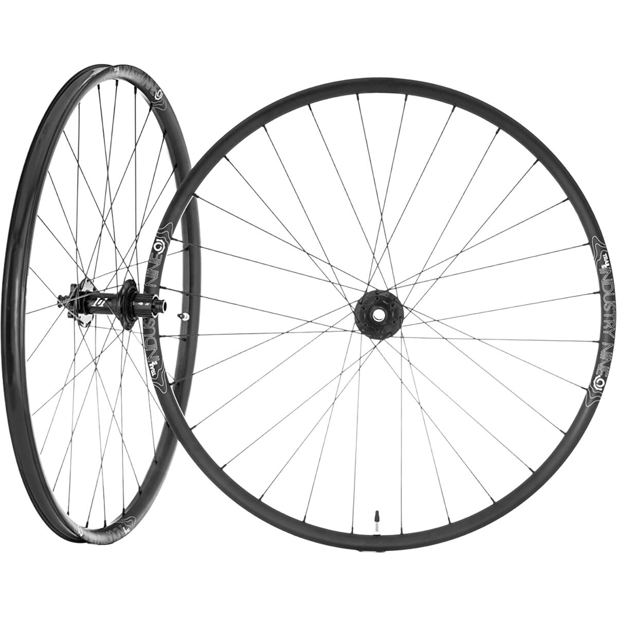 Industry Nine 1/1 Trail 29in Boost Centerlock Wheelset in Black, 15x110 / 12x148mm - Size: XD