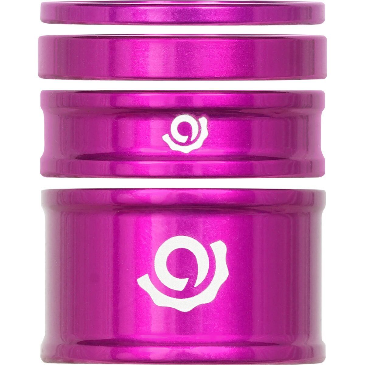 Industry Nine Headset Spacer Combo Kit in Purple - Size: 2.5mm/5mm/10mm/20mm