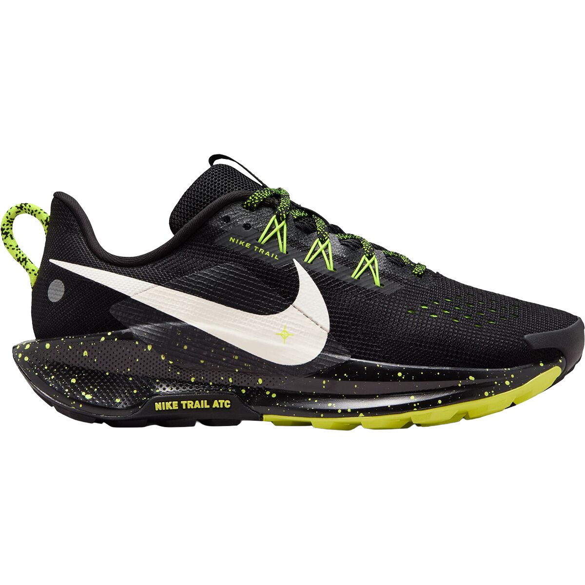 Nike Women's Pegasus 5 Trail Running Shoe in Black / Phantom - Size:
