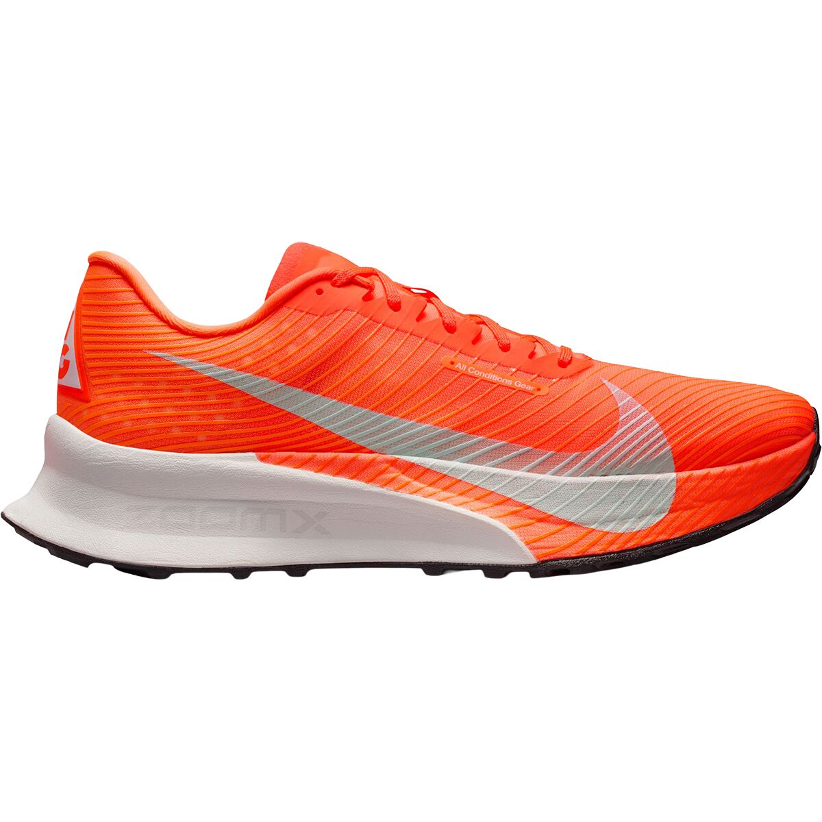 Nike Men's ACG Ultrafly Trail Running Shoe in Hyper Crimson / White - Size: