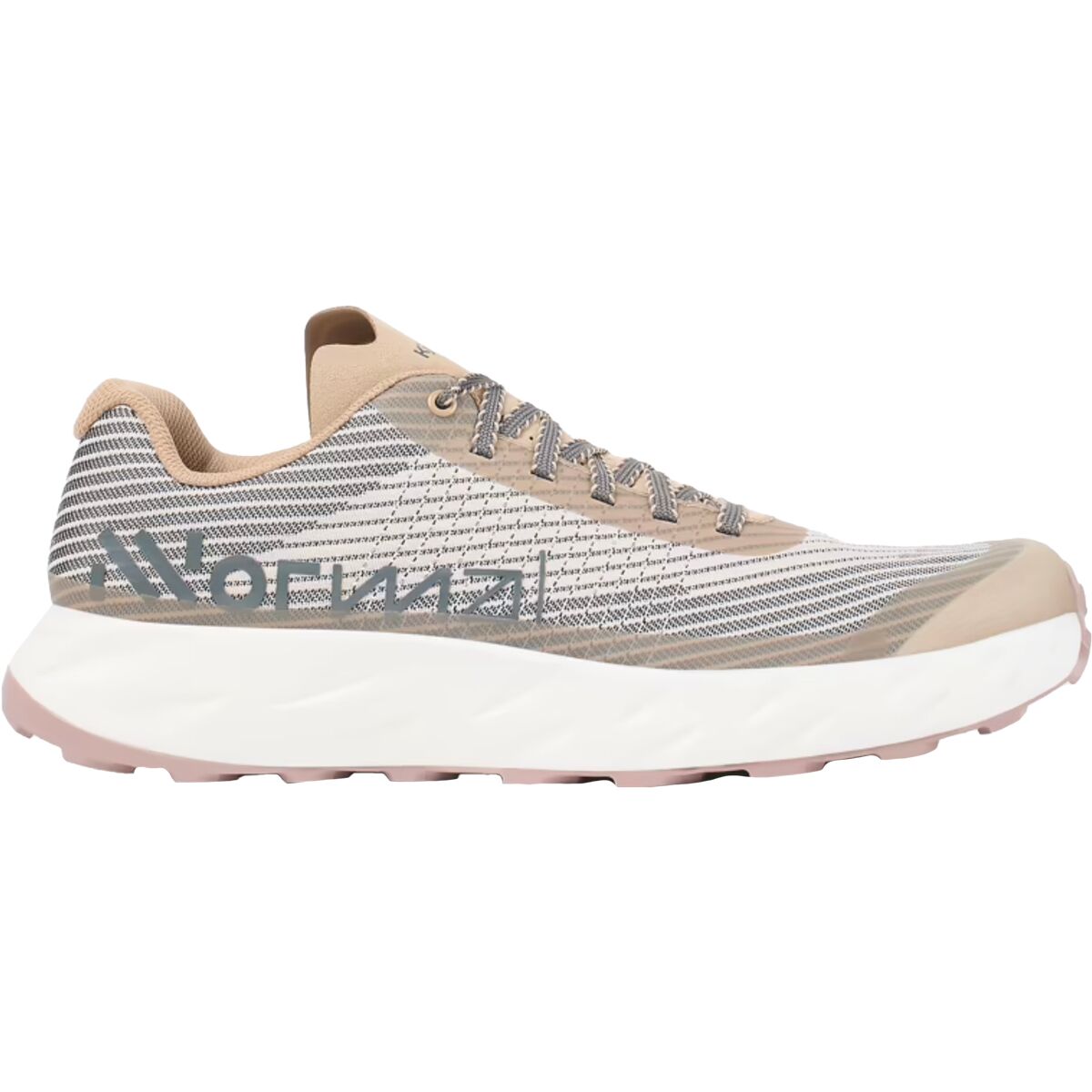 Nnormal Kjerag 01 Trail Running Shoe in Beige / Grey - Size: Mens 6.0/Womens