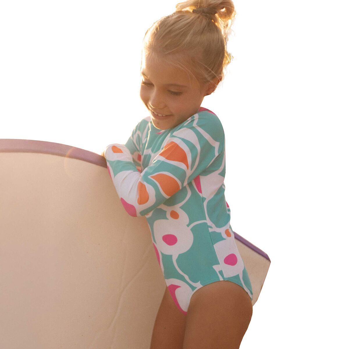 Nani Swimwear Girl's Long-Sleeve One-Piece Swimsuit in Ella - Size: 14