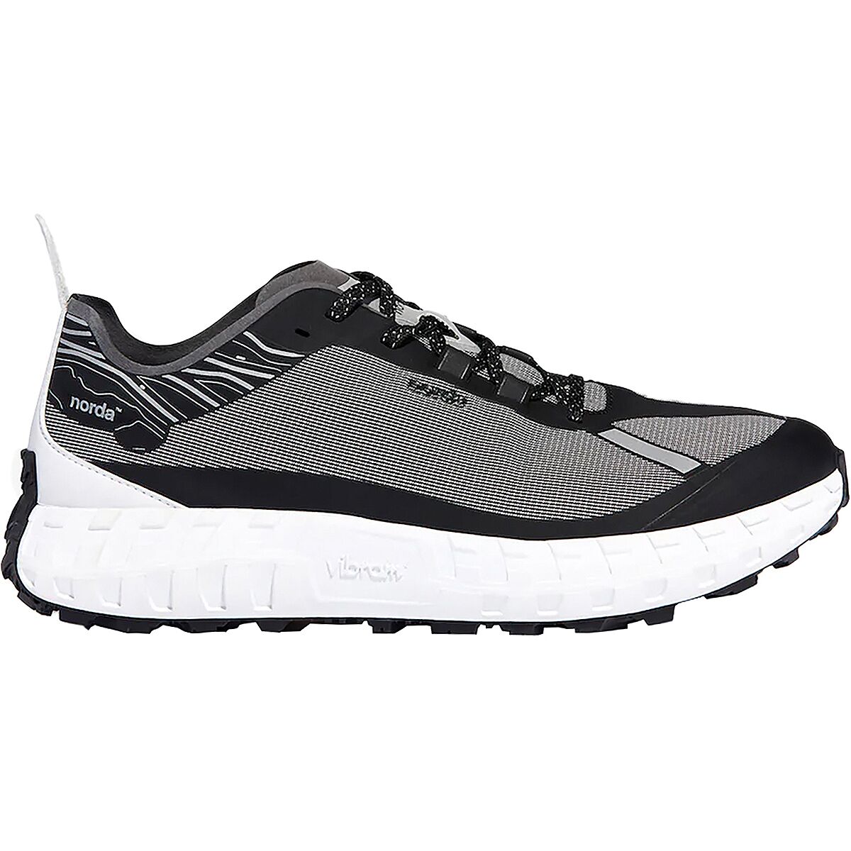 Norda Men's 001 Trail Running Shoe in Black - Size: