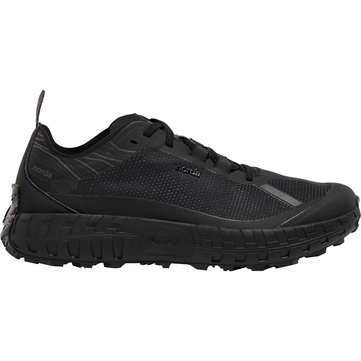 Norda Men's 001 Trail Running Shoe in Stealth Black - Size: