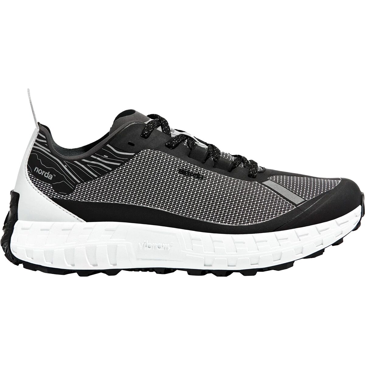Norda Women's 001 Trail Running Shoe in Black - Size: