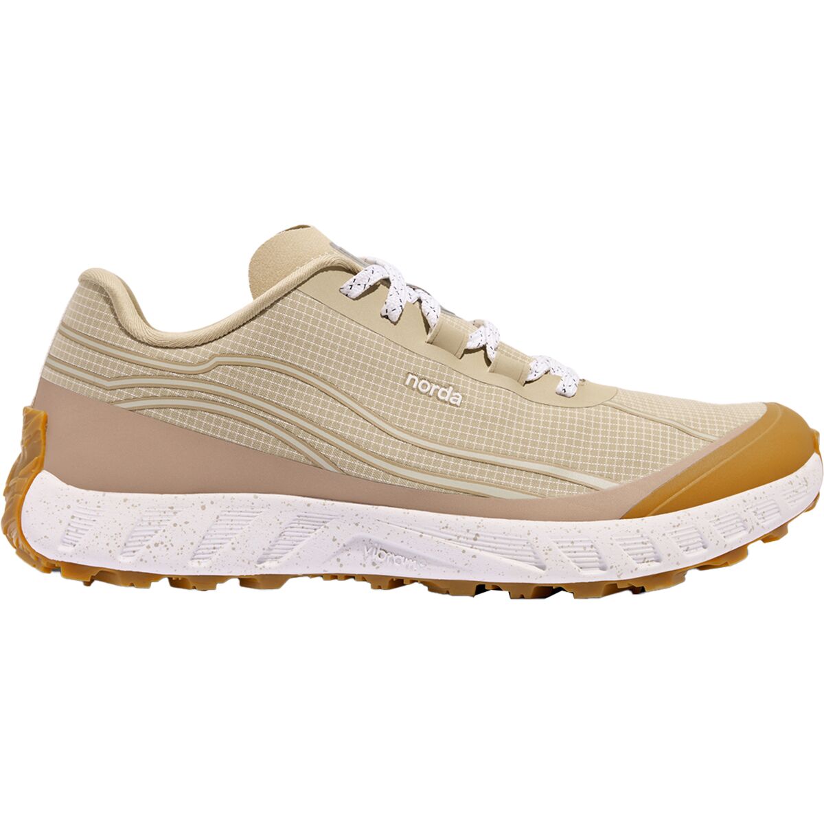 Norda Women's 002 Trail Running Shoe in Sand - Size: