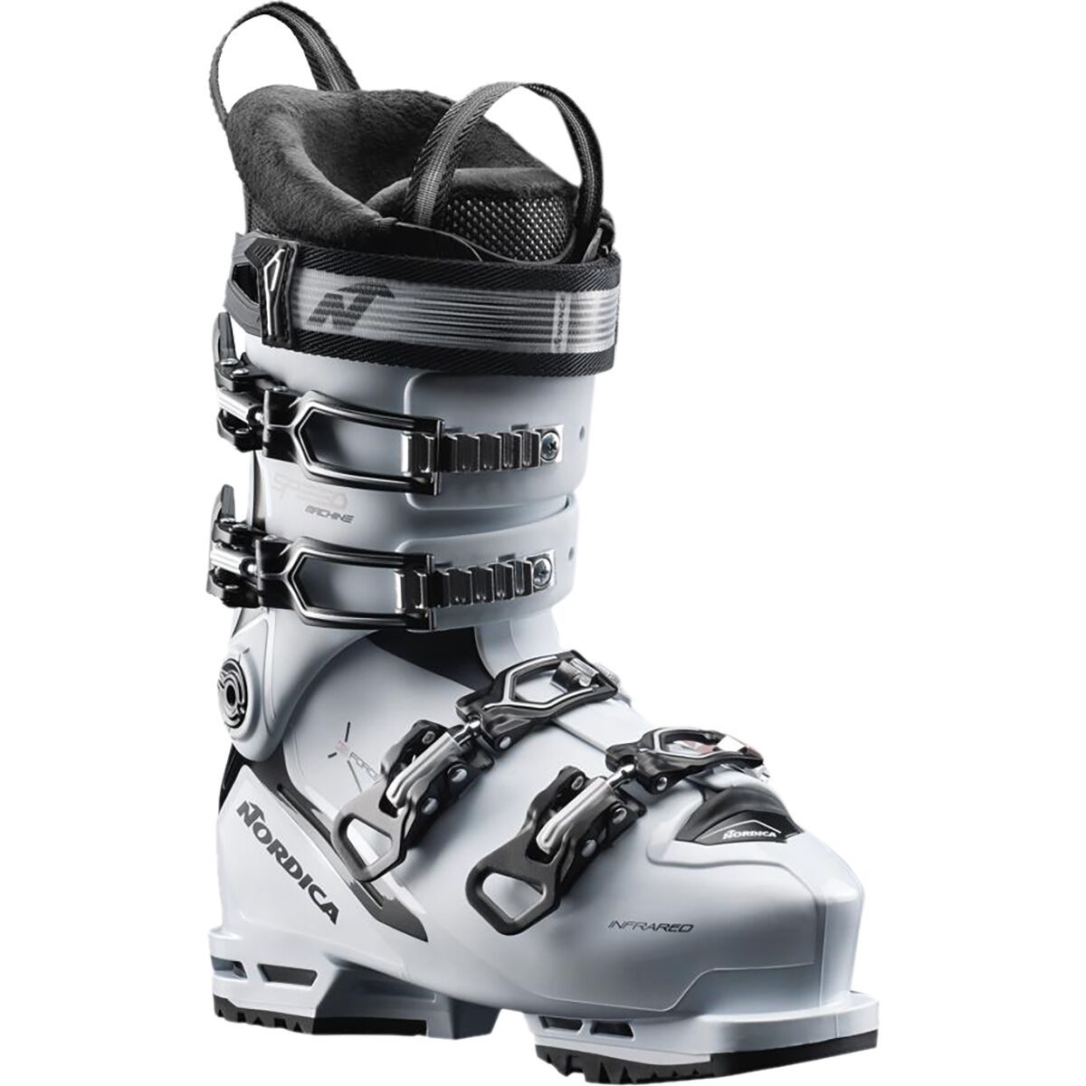 Nordica Women's Speedmachine 3 85 Ski Boot - 2023 in White / Black / Anthracite - Size: 27.5