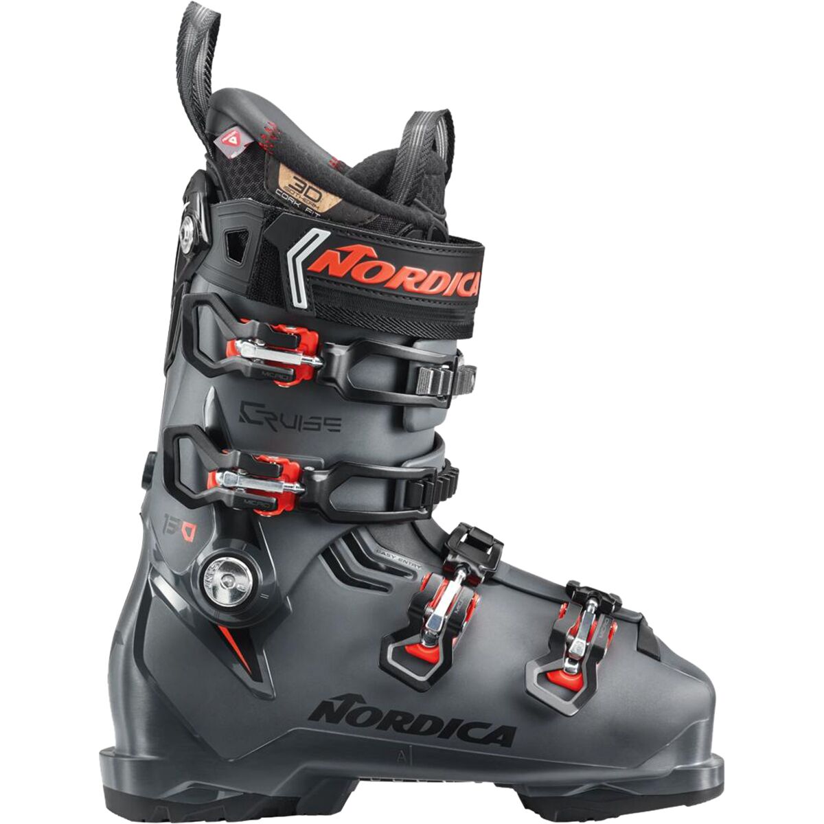Nordica Nordica Men's Cruise 130 Ski Boot - 2026 in Antrachite / Black / Red - Size: 25.5 - $389.99 at Steep and Cheap