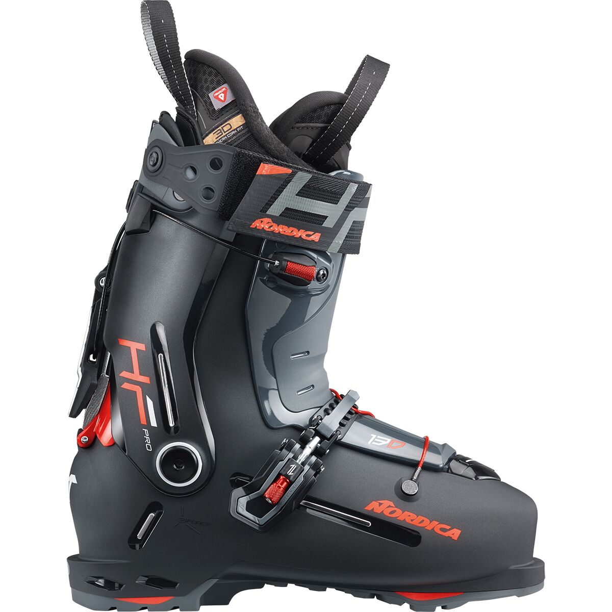 Nordica Nordica Men's HF Pro 130 GW Ski Boot - 2026 in Grey / Black / Red - Size: 25.5 - $552.49 at Steep and Cheap