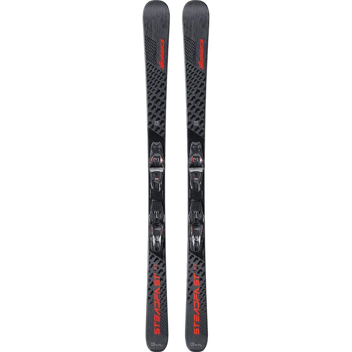 Nordica Steadfast 85 DC + TPX 12 Ski - 2025 in Black / Red - Size: 179cm