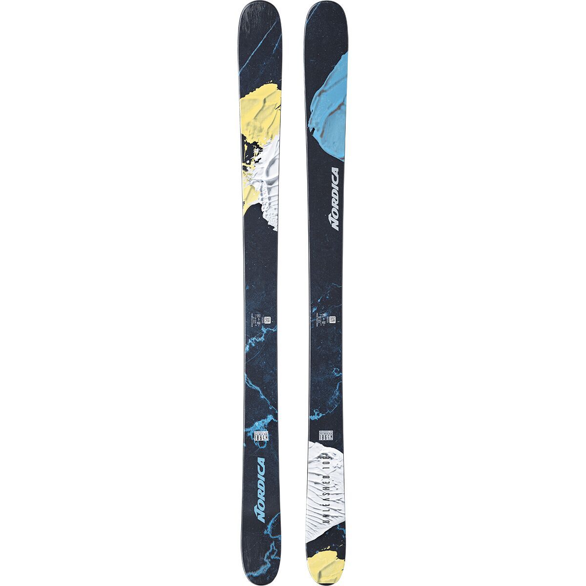 Nordica Unleashed 108 Ski - 2025 in Blue / Yellow - Size: 180cm