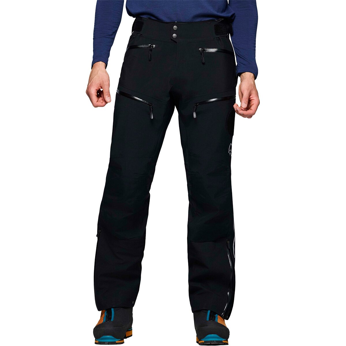 Norrona Men's Trollveggen GORE-TEX Pro Rescue Pant in Caviar - Size: Large