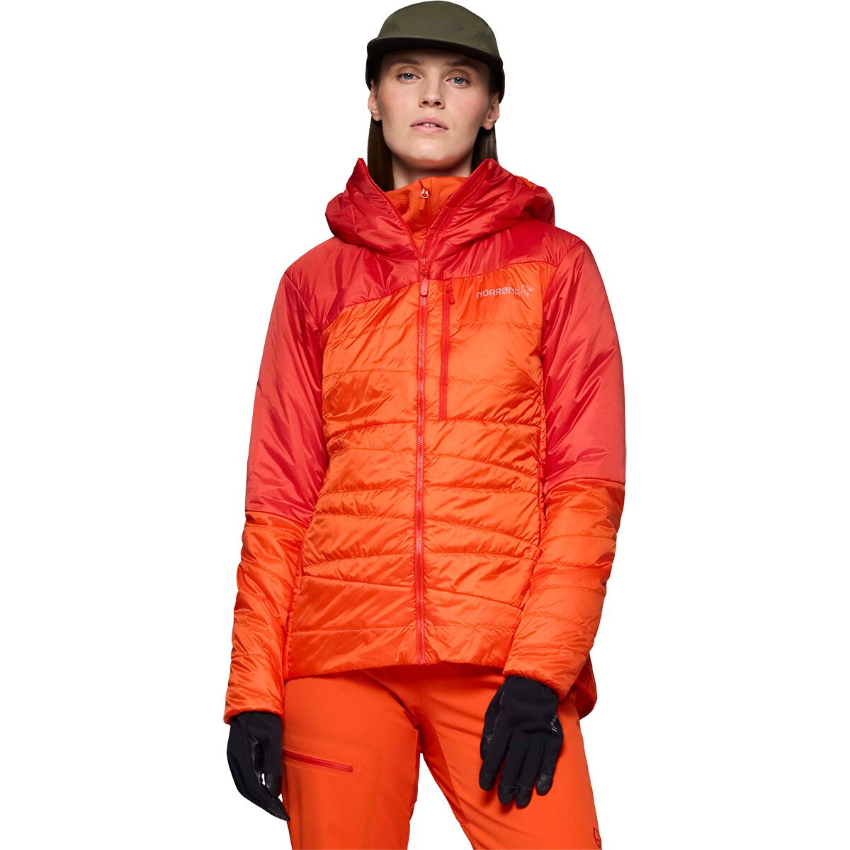 Norrona Women's Falketind Thermo40 Hooded Jacket in Arednalin - Size: Large