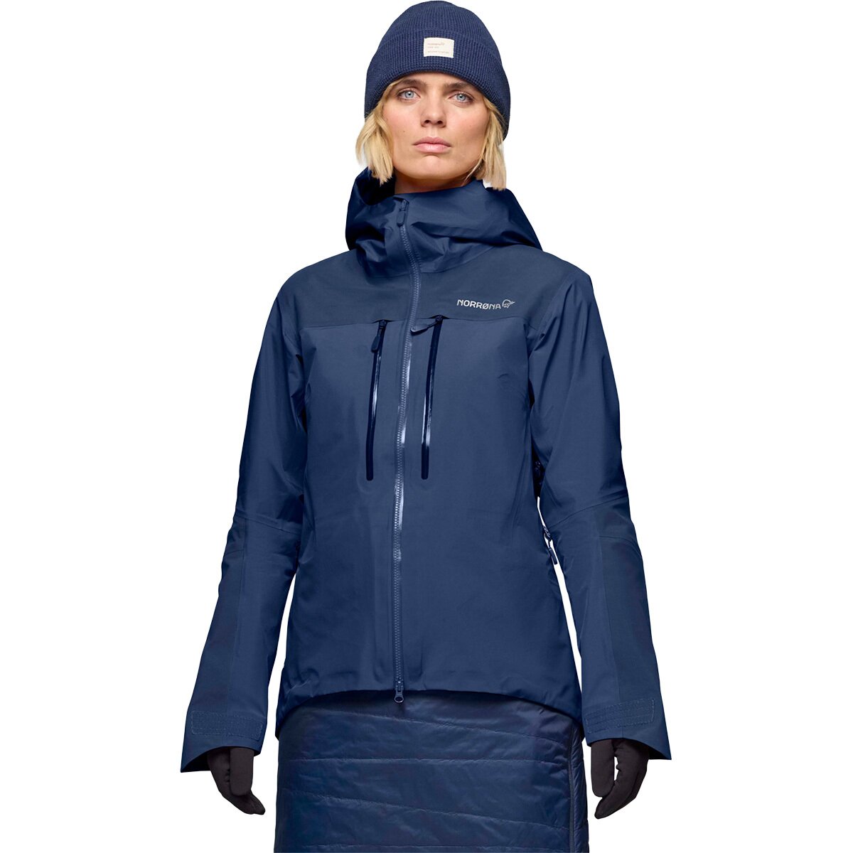 Norrona Women's Trollveggen Gore-Tex Pro Light Jacket in Indigo Night - Size: XS