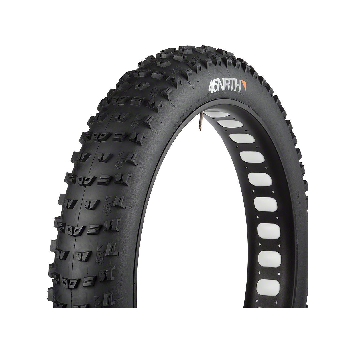 45NRTH Dunderbeist Tubeless Fat Bike Tire in Black 120 Tpi - Size: 26x4.6