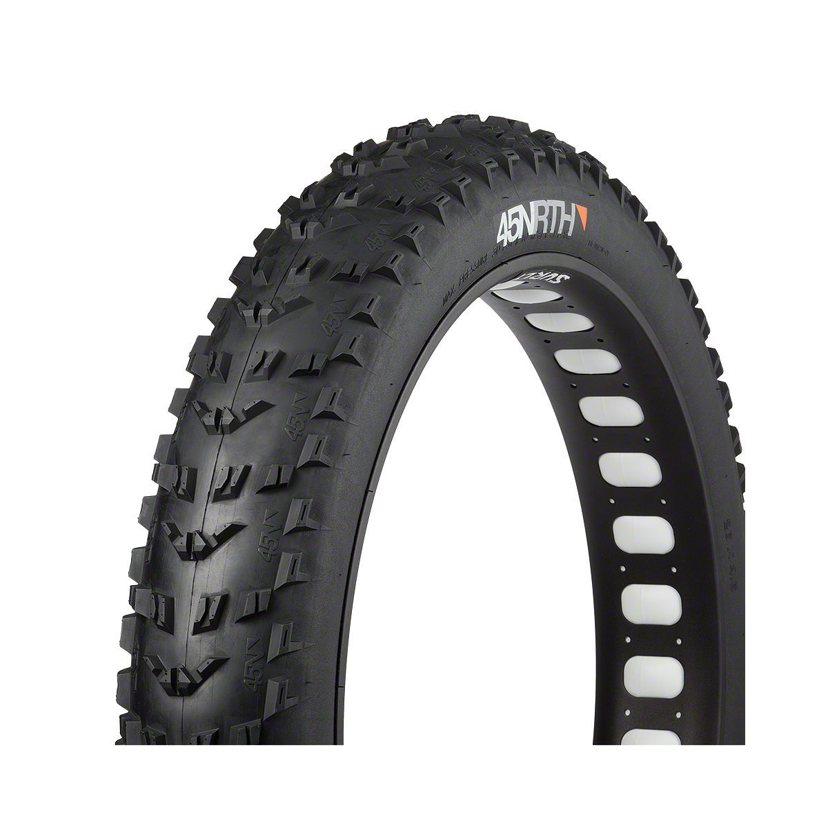 45NRTH Flowbeist Tubeless Fat Bike Tire in Black 120 Tpi - Size: 26x4.6