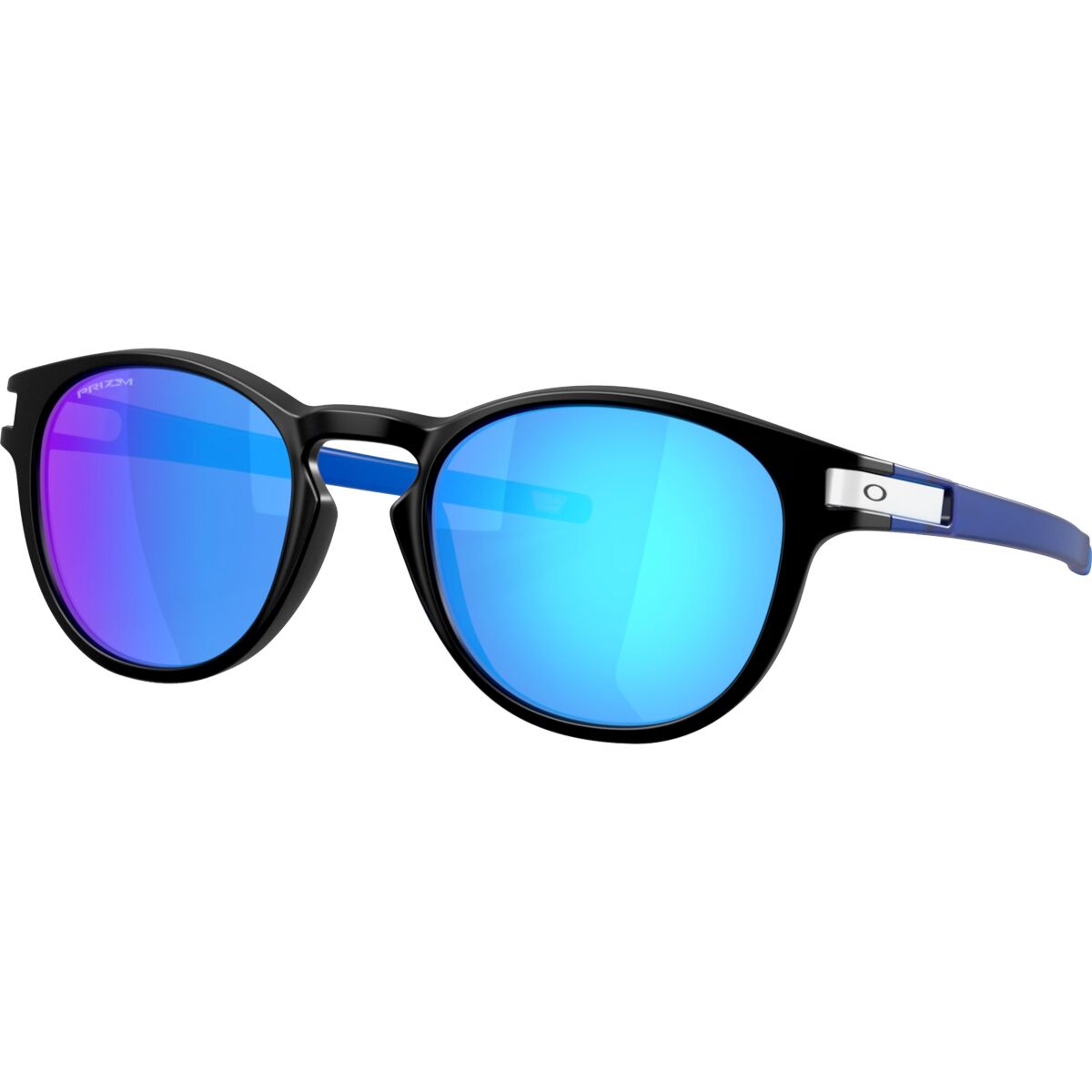 Oakley Latch Prizm Sunglasses in Matte Black / Prizm Sapphire