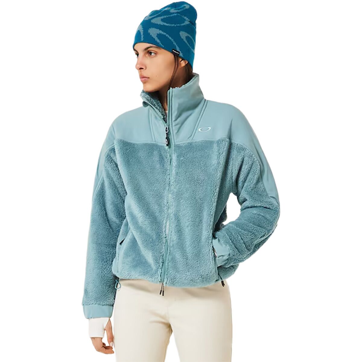 Oakley Oakley Women's Mountain Fire Sherpa Jacket in Pacific - Size: XXL - $63.00 at Steep and Cheap