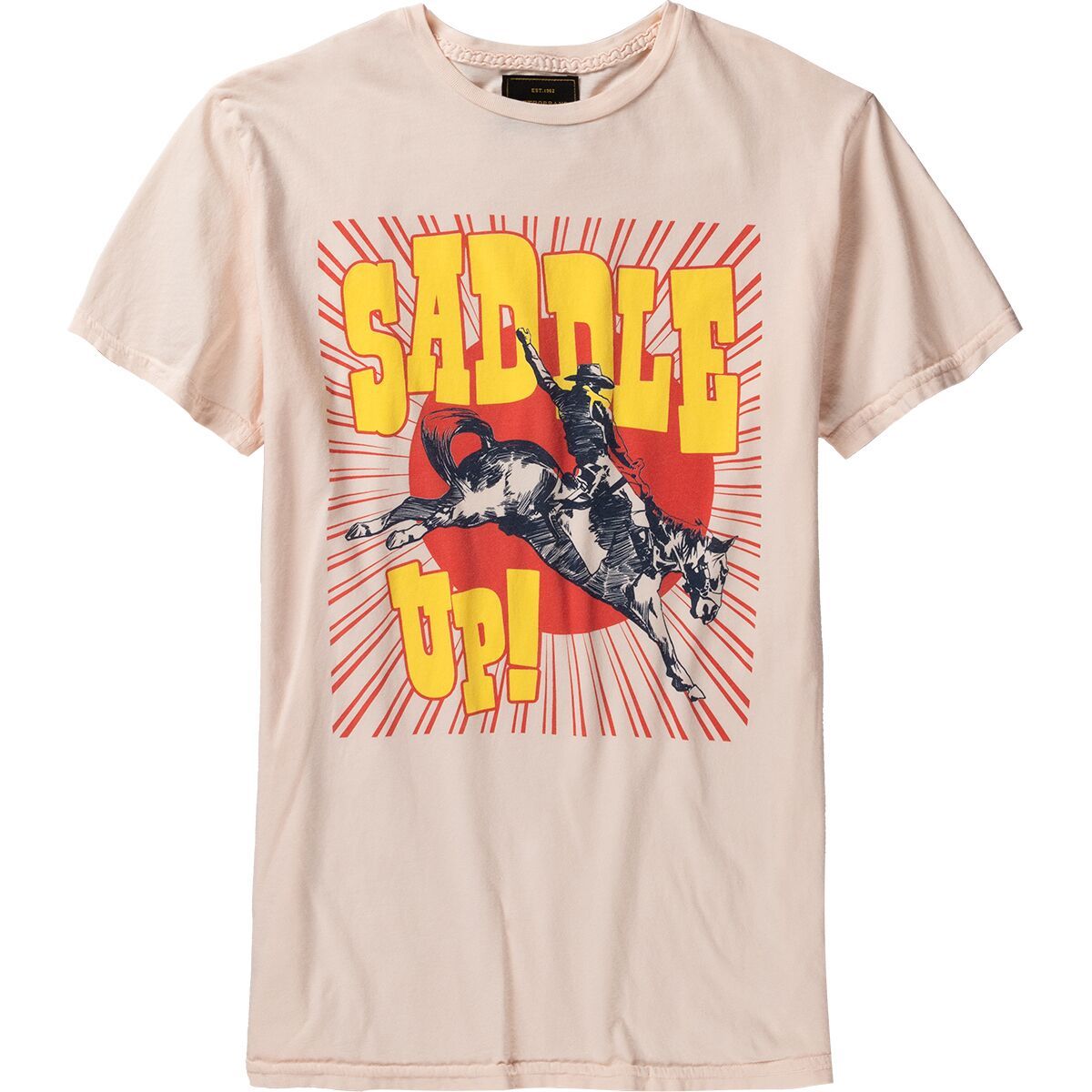 Original Retro Brand Women's Saddle Up T-Shirt in Pale Dogwood - Size: Medium