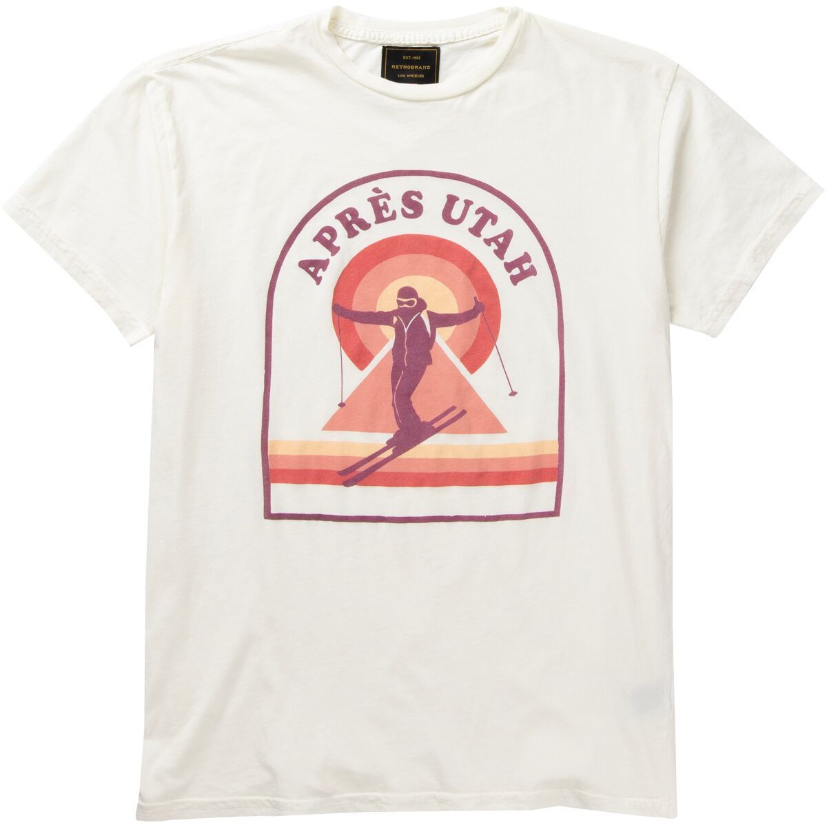 Original Retro Brand Women's Apres Utah T-Shirt in Antique White - Size: XL