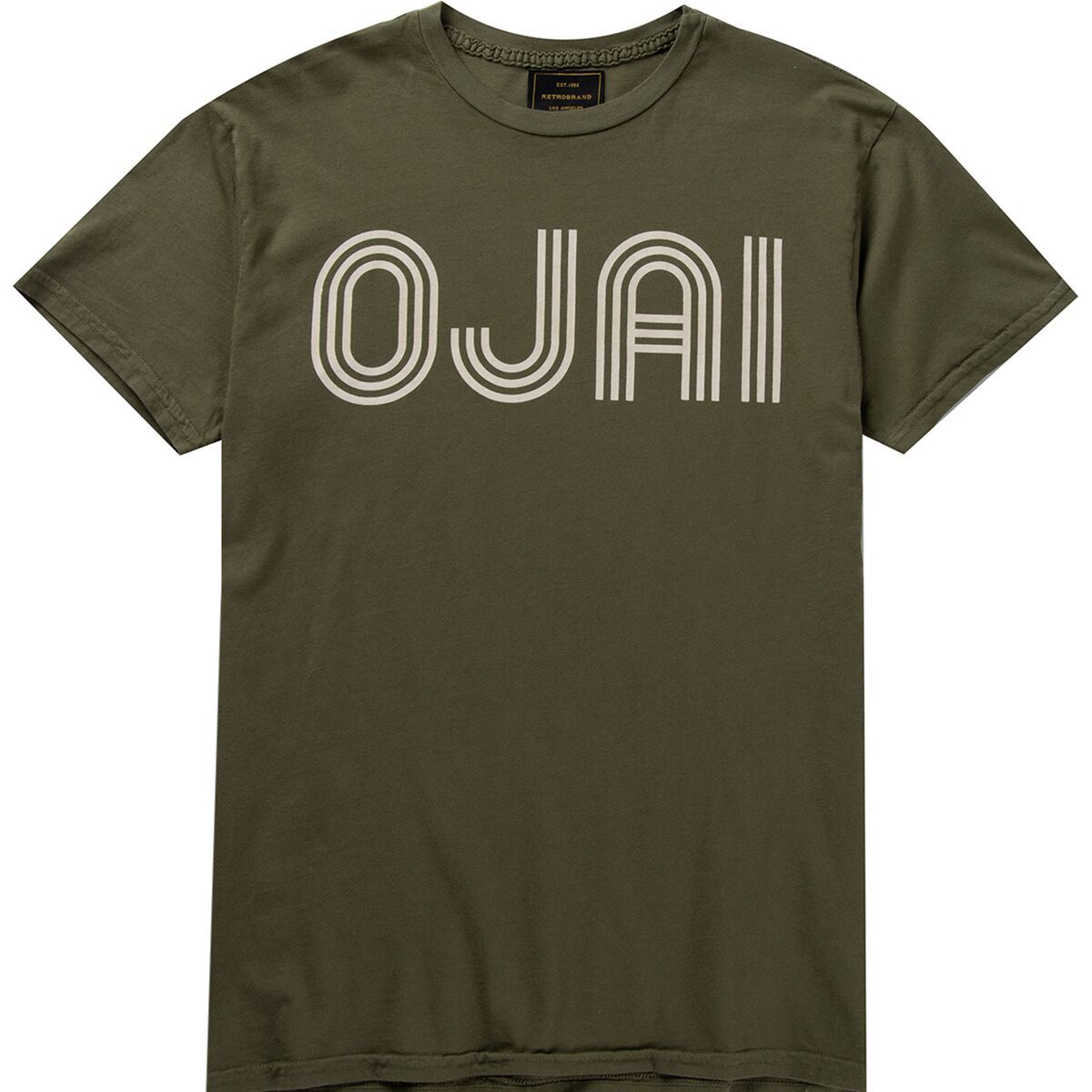 Original Retro Brand Women's Ojai Oversized Tee in Vintage Dark Olive - Size: Small