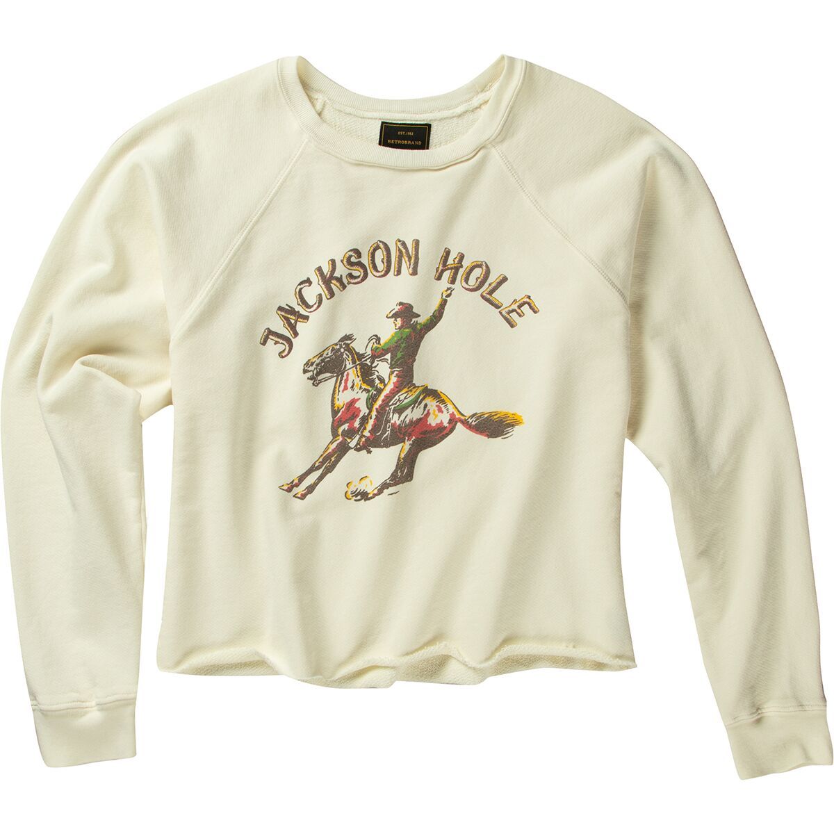 Original Retro Brand Jackson Hole Sweatshirt in Antique White - Size: XS